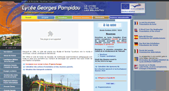 Desktop Screenshot of lycee-pompidou-34.net