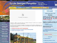 Tablet Screenshot of lycee-pompidou-34.net